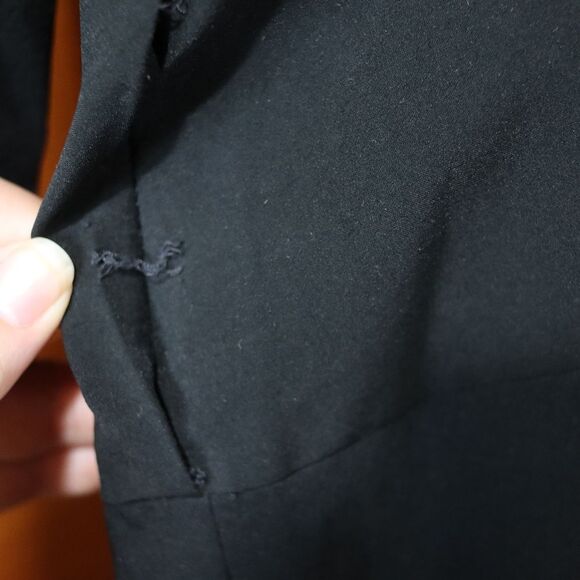 Amy Rigg Elegant Black Long Sleeve Modest Sheath Dress 12 - Picture 6 of 14